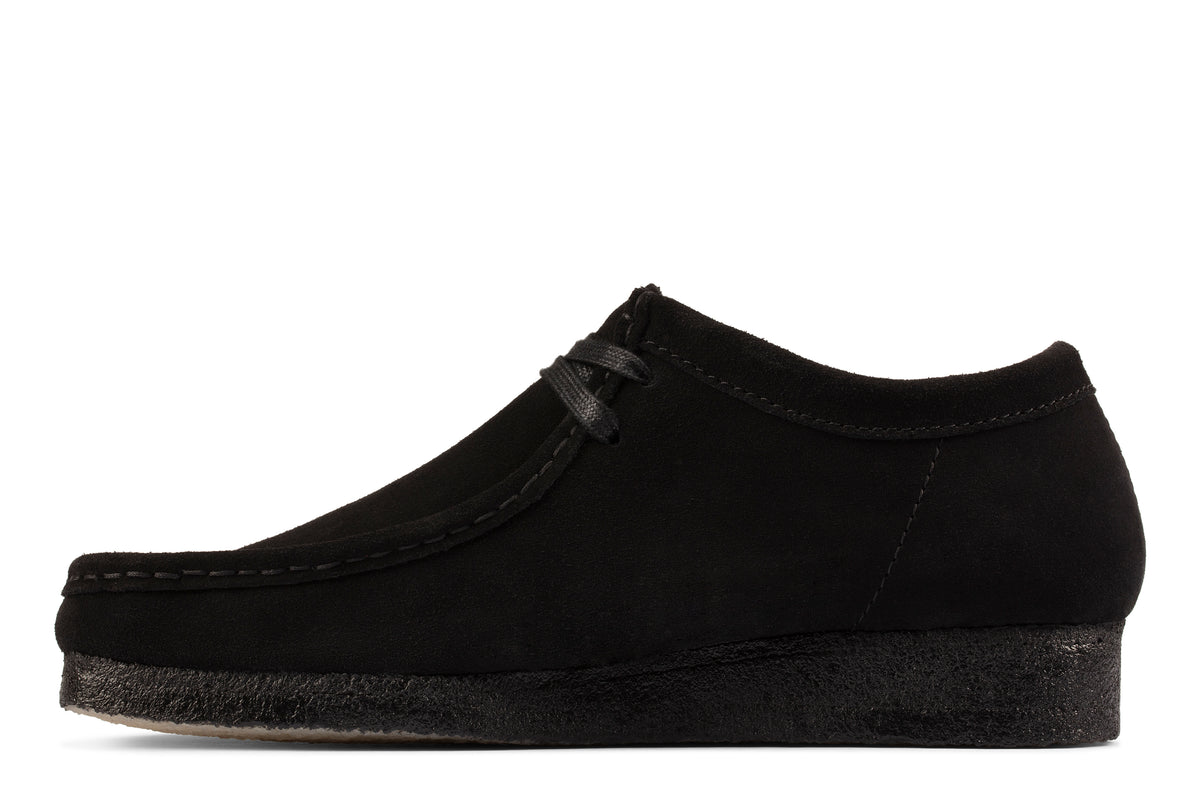 CLARKS ORIGINALS WALLABEE - BLACK SUEDE – ES2