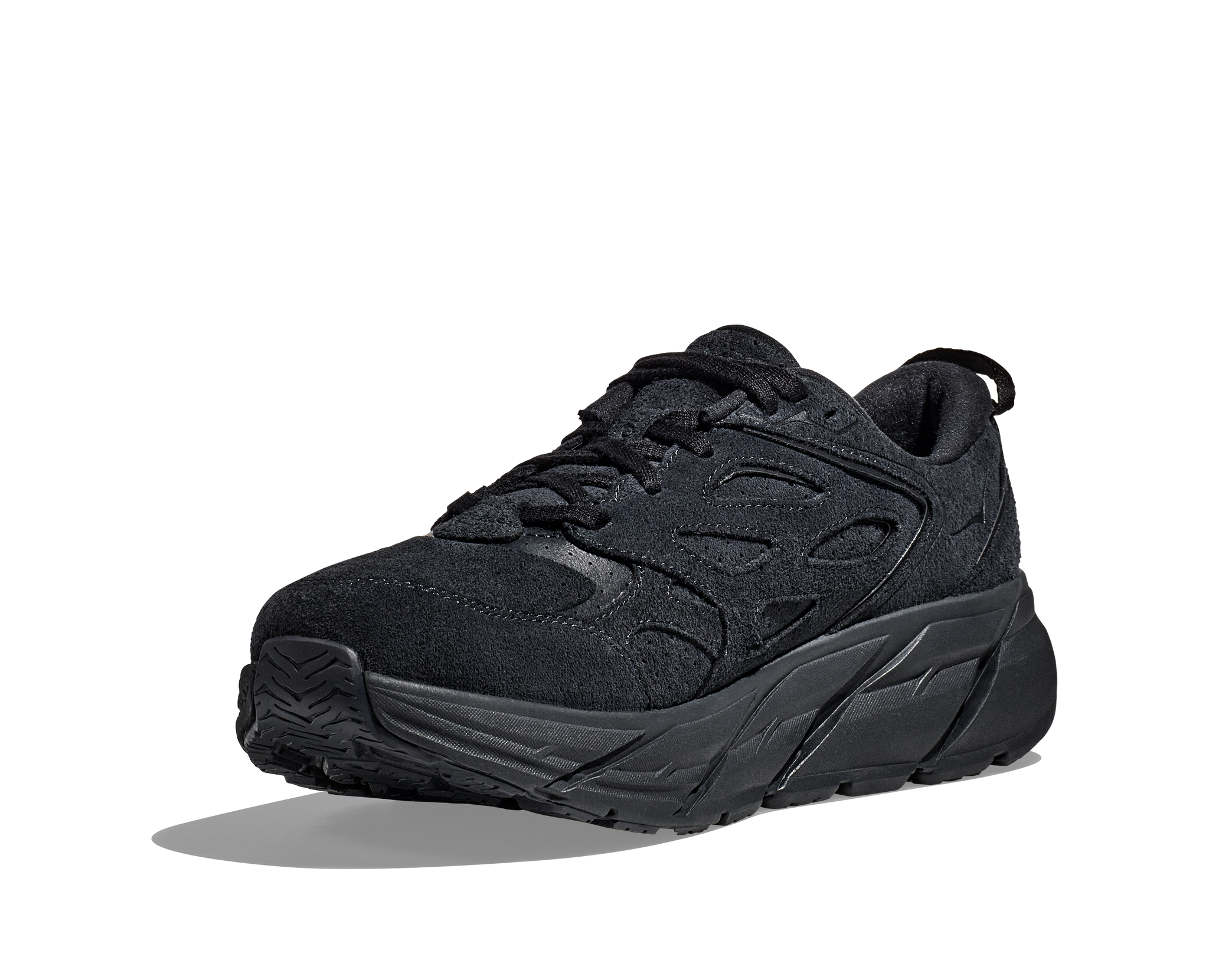 HOKA ONE ONE CLIFTON L SUEDE - BLACK | BLACK – ES2