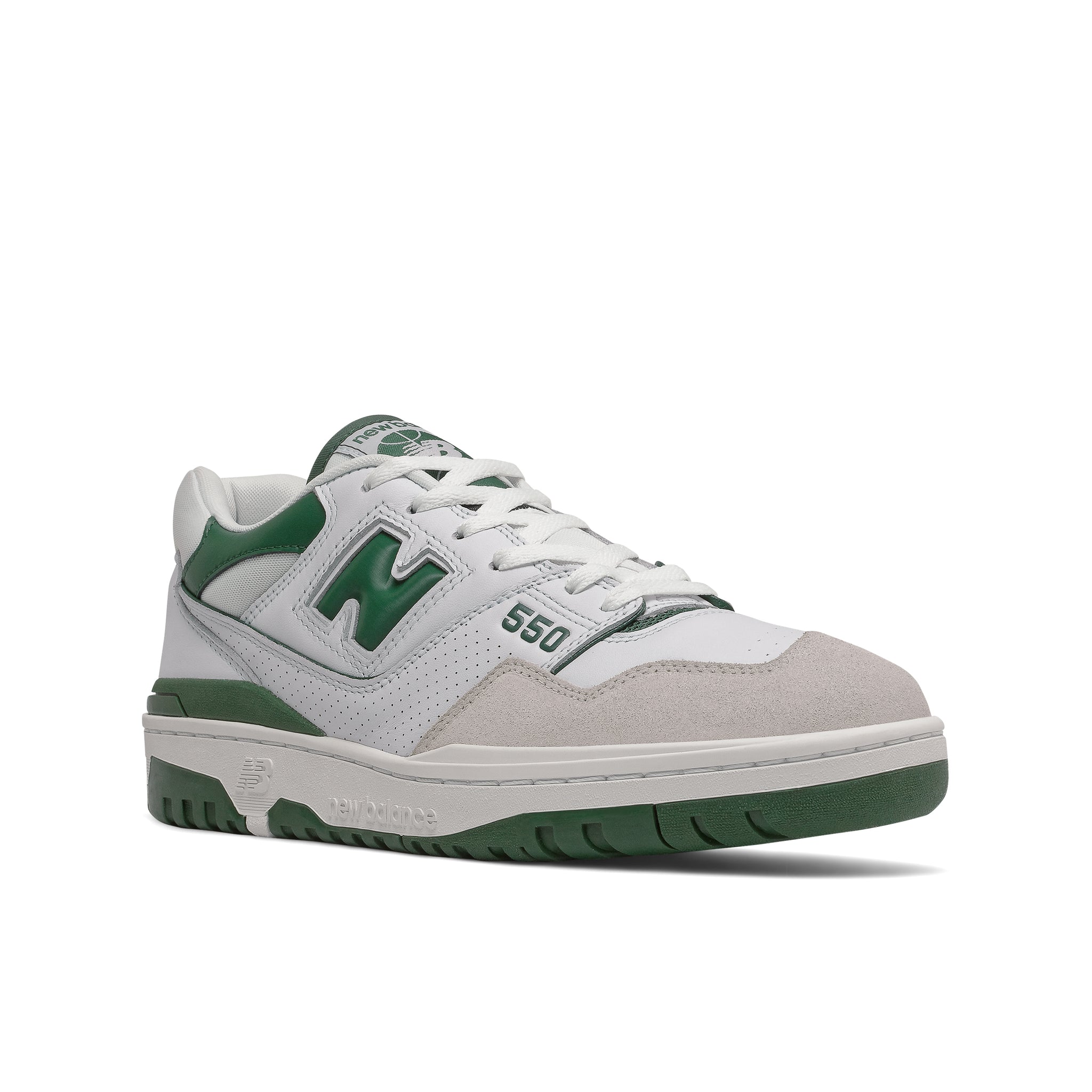 NEW BALANCE BB550WT1 - WHITE / TEAM FOREST GREEN – ES2